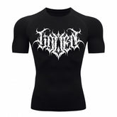 Camiseta Compressão Uv Manga Curta Cyber Tribal Shadow Crest Rash Guard