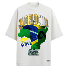 Camiseta Oversized Premium 20.1 Atoomic Brasil Rumo Ao Hexa Cristo Redentor Camisa Unissex