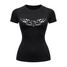 Camiseta Compressão Uv Manga Curta Cyber Tribal Angel Hello Kitty Rash Guard