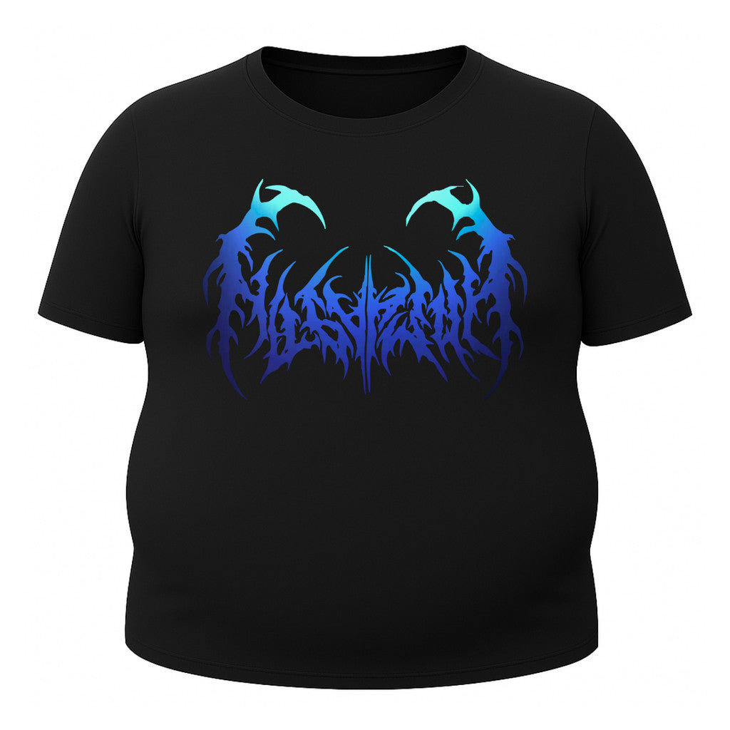 Camiseta Plus Size Proteção Uv Manga Curta Cyber Tribal Dark Metal Rash Guard