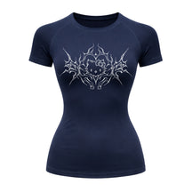 Camiseta Compressão Uv Manga Curta Cyber Tribal Black Heart Hello Kitty Rash Guard