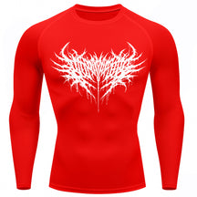 Camiseta Compressão Uv Manga Longa Cyber Tribal Night Reaper Oblivion Rash Guard