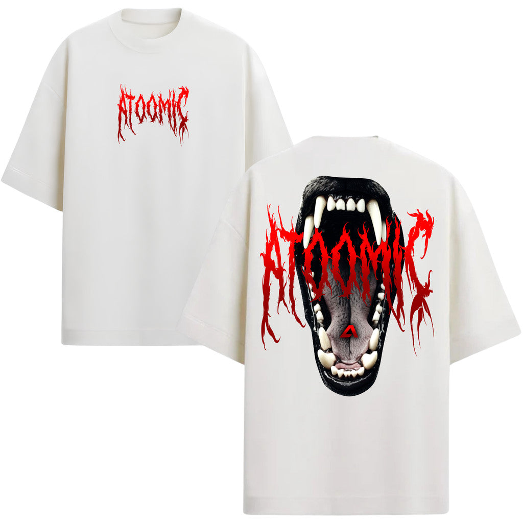 Camiseta Oversized Premium 20.1 Atoomic Predator Instinct Camisa Unissex
