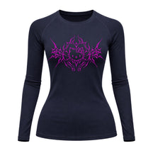 Camiseta Compressão Uv Manga Longa Cyber Tribal Black Heart Hello Kitty Rash Guard