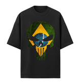 Camiseta Oversized Justiceiro Brasil Varias Cores