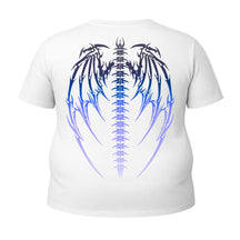 Camiseta Plus Size Proteção Uv Manga Curta Cyber Tribal Asas 01 Rash Guard