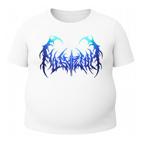 Camiseta Plus Size Proteção Uv Manga Curta Cyber Tribal Dark Metal Rash Guard