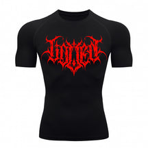 Camiseta Compressão Uv Manga Curta Cyber Tribal Shadow Crest Rash Guard