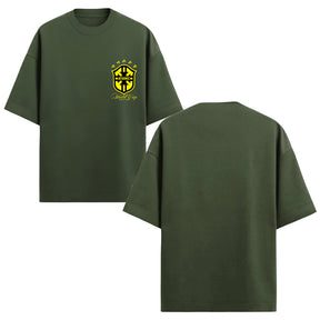 Camiseta Oversized Escudo Brasil Prime Edition Copa
