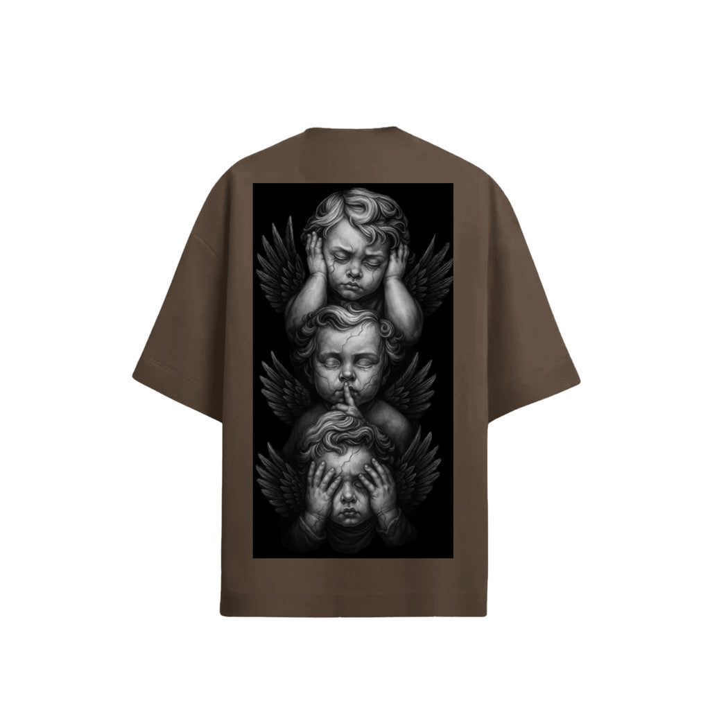 Camiseta Oversized Premium 20.1 Atoomic Angels Of Silence Camisa Unissex