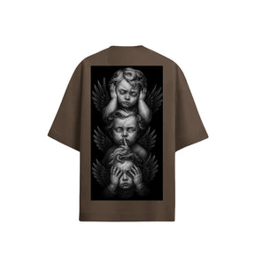 Camiseta Oversized Premium 20.1 Atoomic Angels Of Silence Camisa Unissex