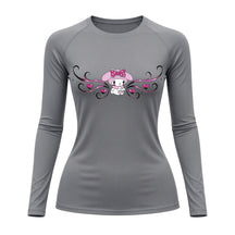 Camiseta Compressão Uv Manga Longa Cyber Tribal My Melody Hello Kitty Rash Guard
