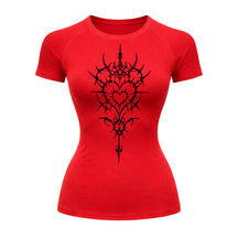 Camiseta Compressão Uv Manga Curta Cyber Tribal Iron Hearth Dark Rash Guard