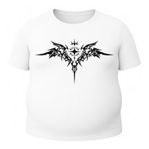 Camiseta Plus Size Proteção Uv Tecido Gelado Manga Curta Cyber Tribal Asas 03