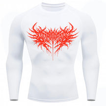Camiseta Compressão Uv Manga Longa Cyber Tribal Night Reaper Oblivion Rash Guard