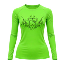 Camiseta Compressão Uv Manga Longa Cyber Tribal Black Heart Hello Kitty Rash Guard
