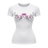 Camiseta Compressão Uv Manga Curta Cyber Tribal My Melody Hello Kitty Rash Guard
