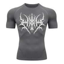 Camiseta Compressão Uv 50+ Manga Curta Cyber Tribal Primal Dominion Rash Guard