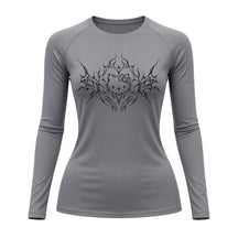 Camiseta Compressão Uv Manga Longa Cyber Tribal Black Heart Hello Kitty Rash Guard