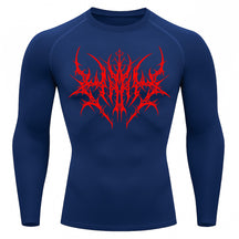 Camiseta Compressão Uv 50+ Manga Longa Cyber Tribal Primal Dominion Rash Guard