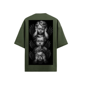 Camiseta Oversized Premium 20.1 Atoomic Angels Of Silence Camisa Unissex