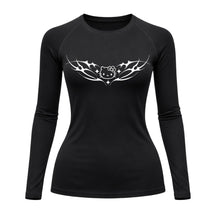 Camiseta Compressão Uv Manga Longa Cyber Tribal Angel Hello Kitty Rash Guard