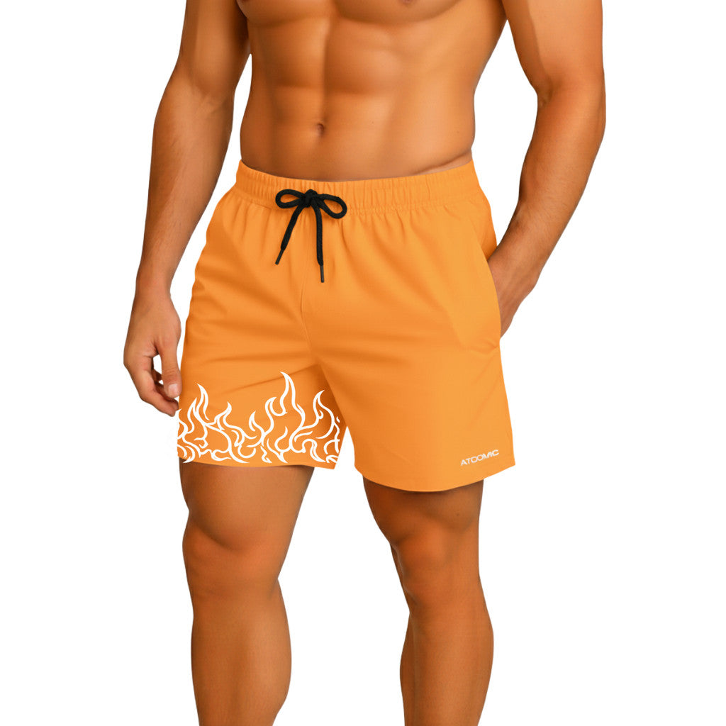 Bermuda Fogo Shorts Elastano Fire Premium Mauricinho Tecido Leve Bermuda Para Treinar Gang