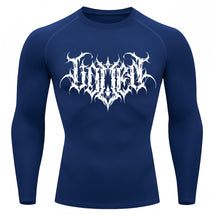 Camiseta Compressão Uv Manga Longa Cyber Tribal Shadow Crest Rash Guard