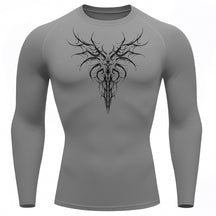 Camiseta Compressão Uv 50+ Manga Longa Cyber Tribal Dark Instinct Rash Guard