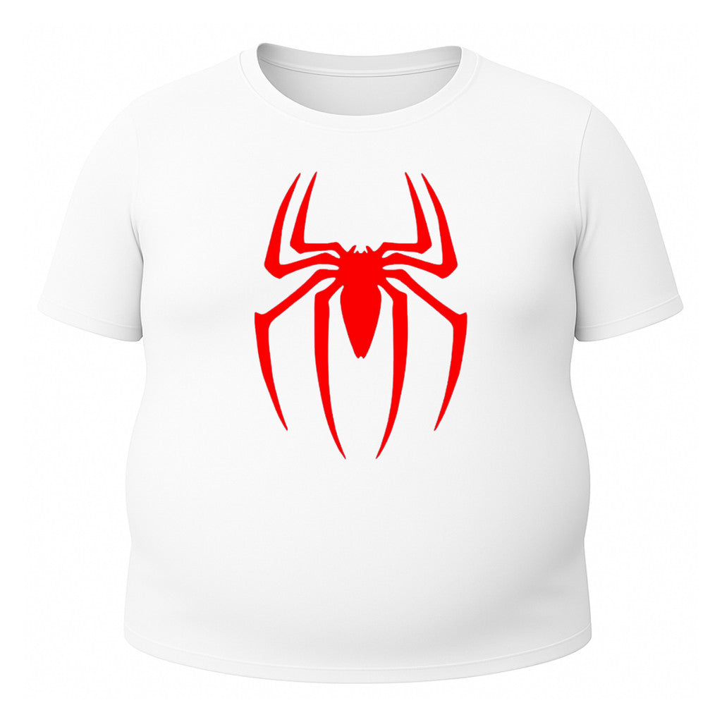 Camiseta Plus Size Proteção Uv Manga Curta Spider Man Rash Guard