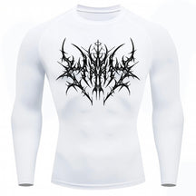 Camiseta Compressão Uv 50+ Manga Longa Cyber Tribal Primal Dominion Rash Guard