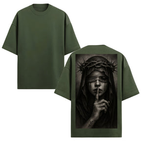 Camiseta Oversized Premium 20.1 Atoomic Blind Faith Camisa Unissex