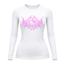 Camiseta Compressão Uv Manga Longa Cyber Tribal Black Heart Hello Kitty Rash Guard