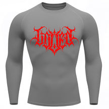 Camiseta Compressão Uv Manga Longa Cyber Tribal Shadow Crest Rash Guard