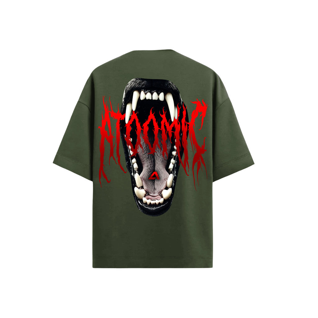 Camiseta Oversized Premium 20.1 Atoomic Predator Instinct Camisa Unissex