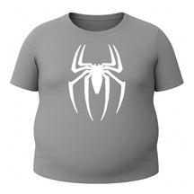 Camiseta Plus Size Proteção Uv Manga Curta Spider Man Rash Guard