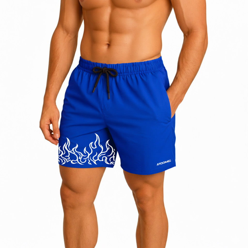 Bermuda Fogo Shorts Elastano Fire Premium Mauricinho Tecido Leve Bermuda Para Treinar Gang