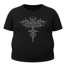 Camiseta Plus Size Uv 50+ Manga Curta Cyber Tribal Savage Emblem Rash Guard