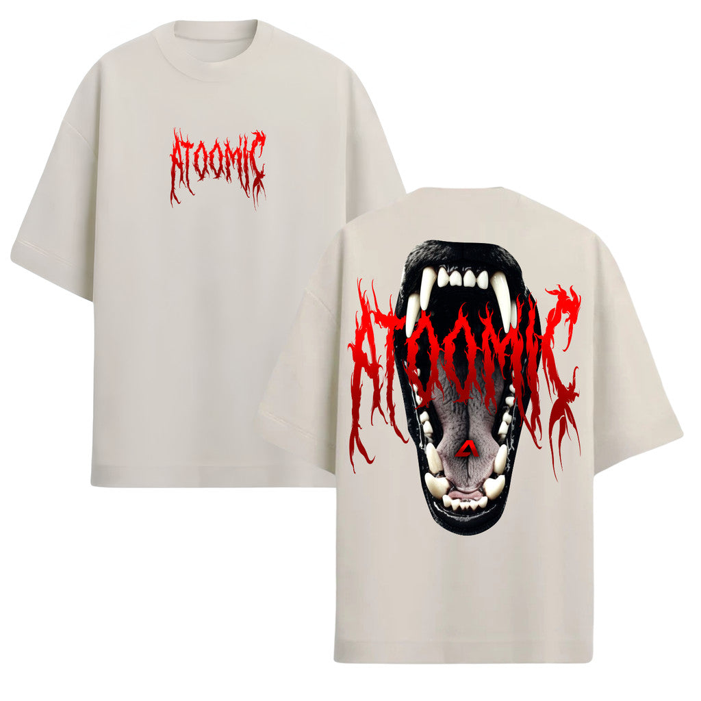 Camiseta Oversized Premium 20.1 Atoomic Predator Instinct Camisa Unissex