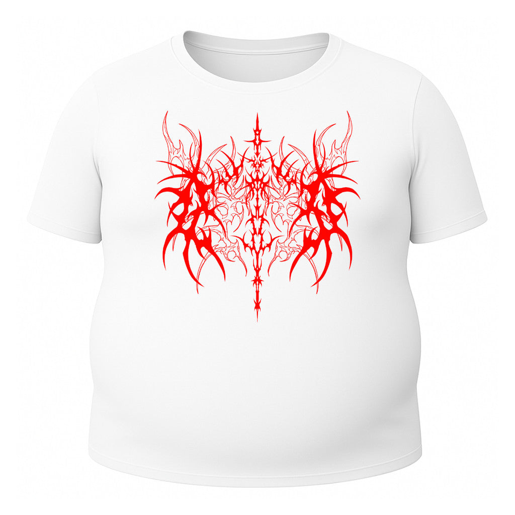 Camiseta Plus Size Uv 50+ Manga Curta Cyber Tribal Dark Vanguard Rash Guard
