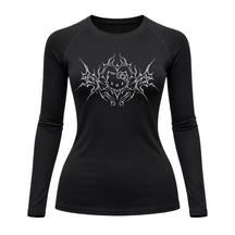 Camiseta Compressão Uv Manga Longa Cyber Tribal Black Heart Hello Kitty Rash Guard