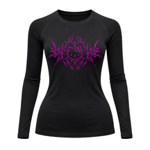 Camiseta Compressão Uv Manga Longa Cyber Tribal Black Heart Hello Kitty Rash Guard