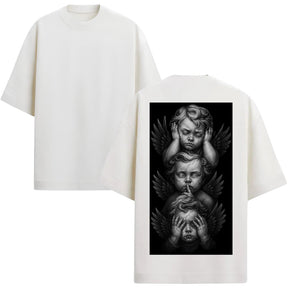 Camiseta Oversized Premium 20.1 Atoomic Angels Of Silence Camisa Unissex