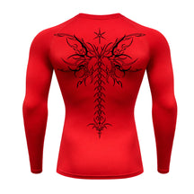 Camiseta Compressão Uv Manga Longa Cyber Tribal Shadow Stinger Wings Rash Guard