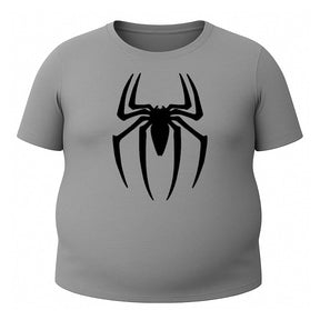 Camiseta Plus Size Proteção Uv Manga Curta Spider Man Rash Guard