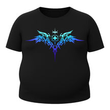 Camiseta Plus Size Proteção Uv Tecido Gelado Manga Curta Cyber Tribal Asas 03
