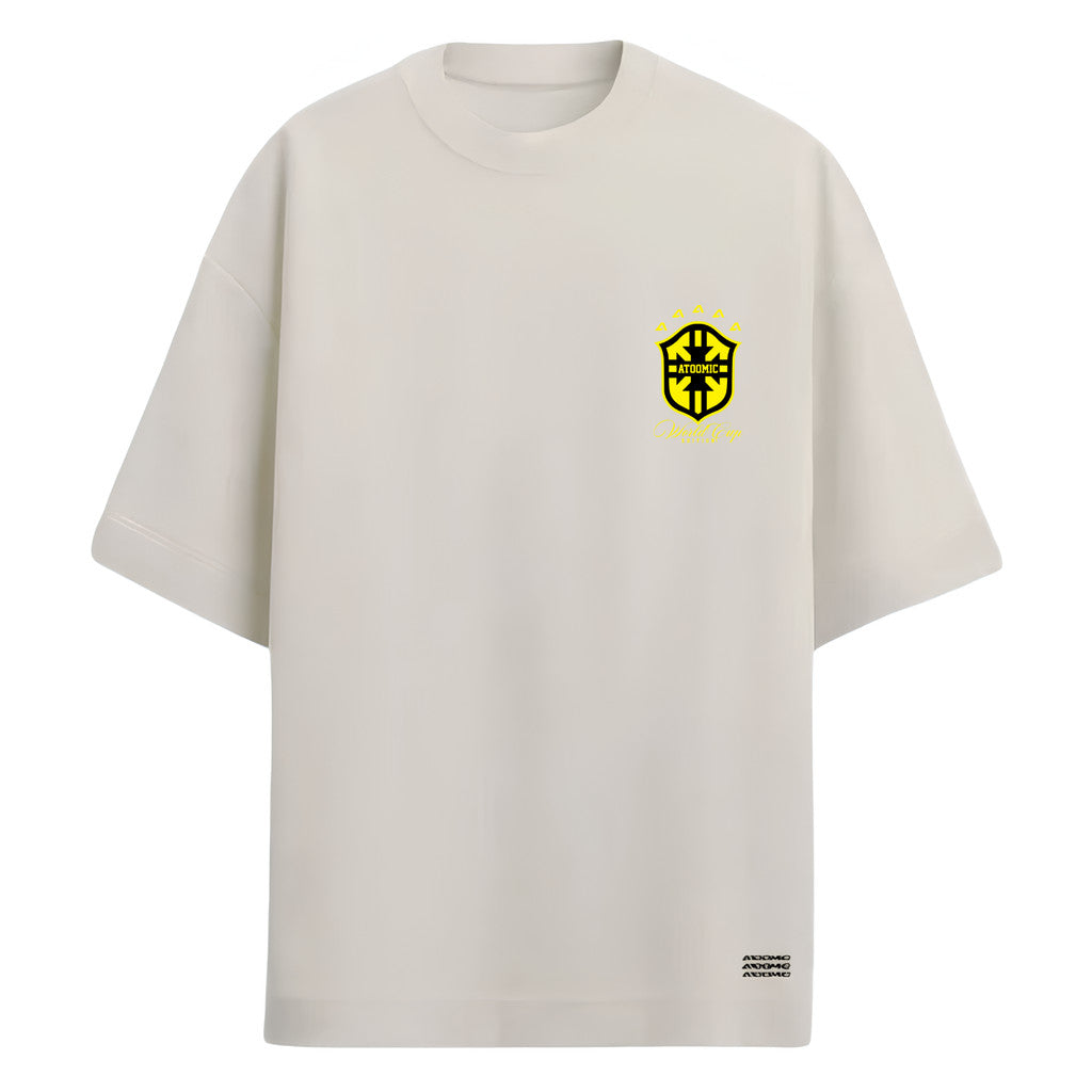 Camiseta Oversized Escudo Brasil Prime Edition Copa