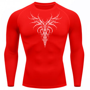 Camiseta Compressão Uv 50+ Manga Longa Cyber Tribal Dark Instinct Rash Guard