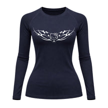 Camiseta Compressão Uv Manga Longa Cyber Tribal Angel Hello Kitty Rash Guard
