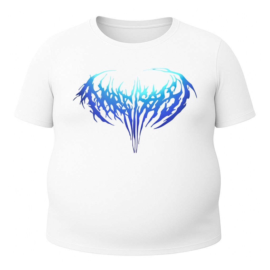 Camiseta Plus Size Proteção Uv 50+ Curta Cyber Tribal Narcissist Rash Guard